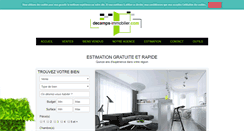 Desktop Screenshot of decamps-immobilier.com